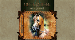 Desktop Screenshot of deercreekarabians.net